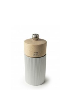 Day and Age Line Aluminum & Natural Pepper Mill (12cm)