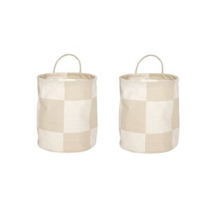 Day and Age Chess Storage Basket - Small (Clay/Offwhite)