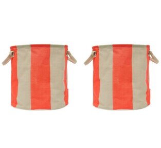 Day and Age Kara Storage Basket - Medium (Cherry Red)