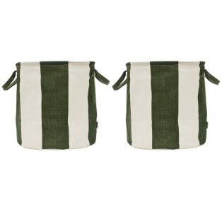 Day and Age Kara Storage Basket - Medium (Dark Green)