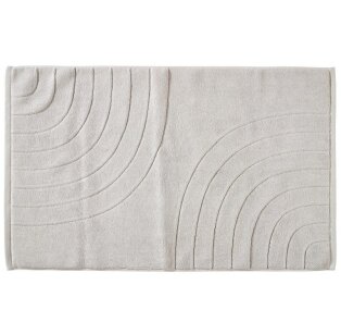 Day and Age Time Bath Mat - Soft Grey