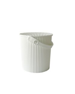 Omnioutil Baby Bucket with Lid - White (0.7 Ltr)