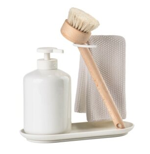 Day and Age Inu Dishwashing Set - Off-White