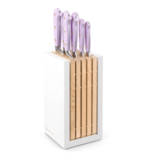 Day and Age Classic Colour 8-Piece Knife Block - Purple Yam