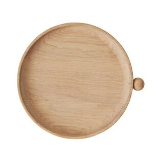 Day and Age Inka Wood Tray Round - Nature