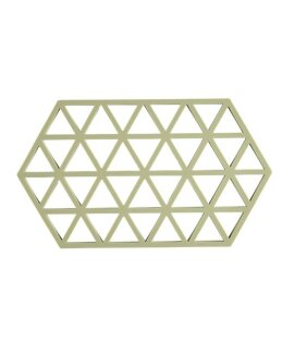 Day and Age Triangles Trivet - Matcha Green